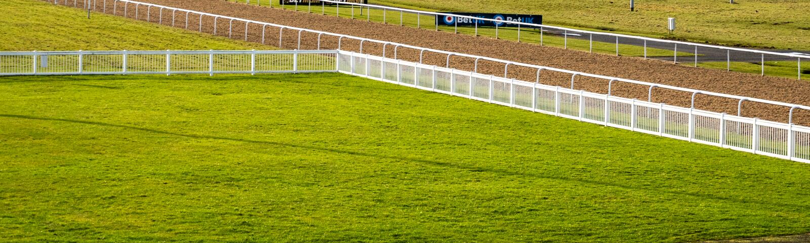 The lawn and all weather track at Wolverhampton Racecourse