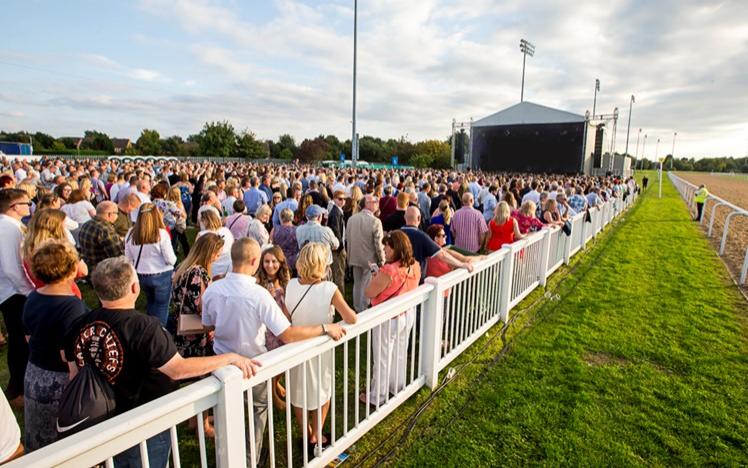 Music live fixture image of crowd and stage