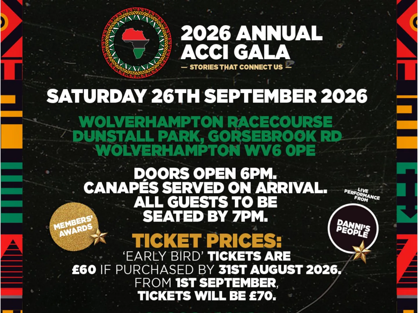 ACCI annual gala Wolverhampton