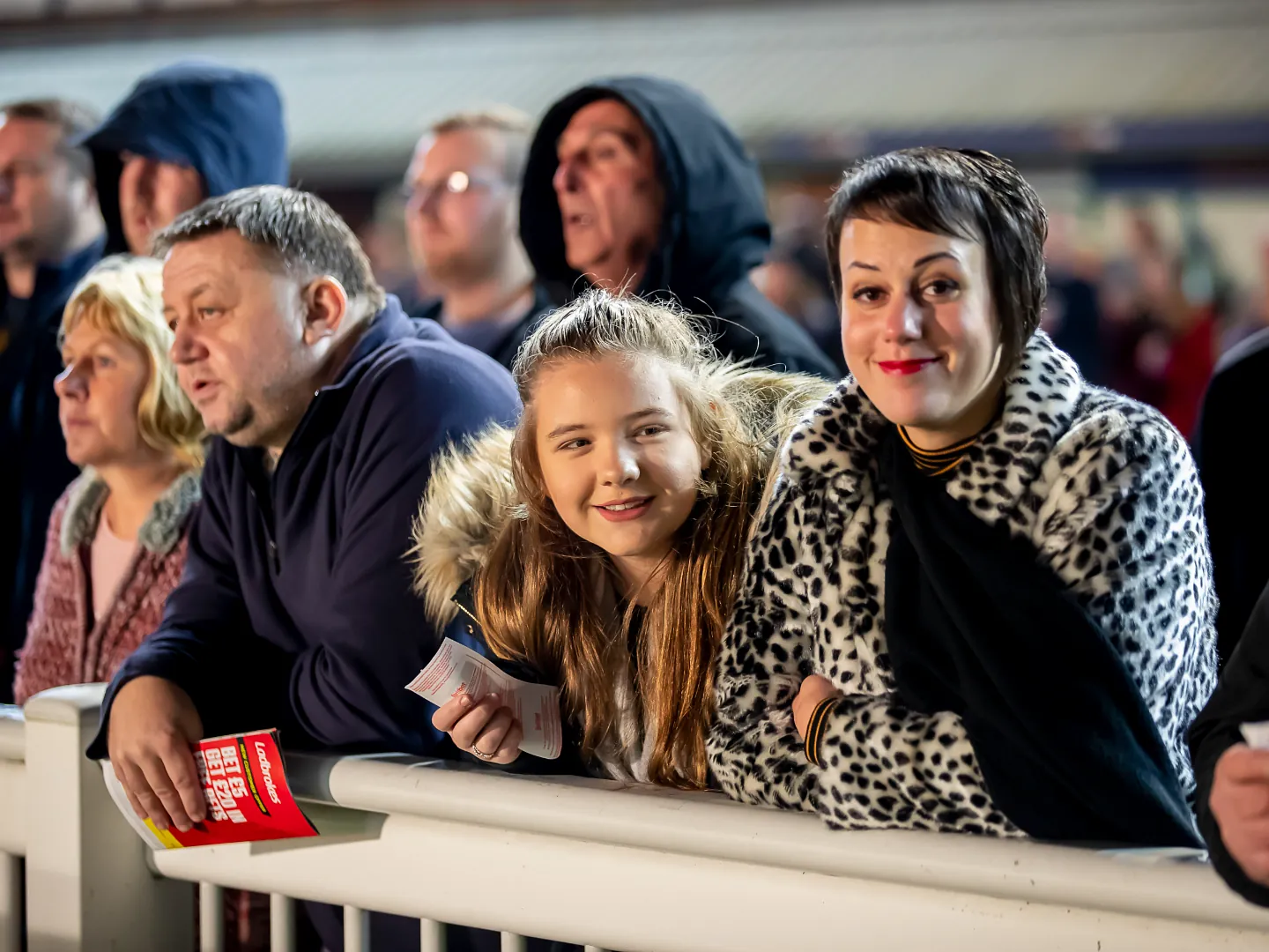 Summer Holidays Racing crowd at Wolverhampton Racecourse