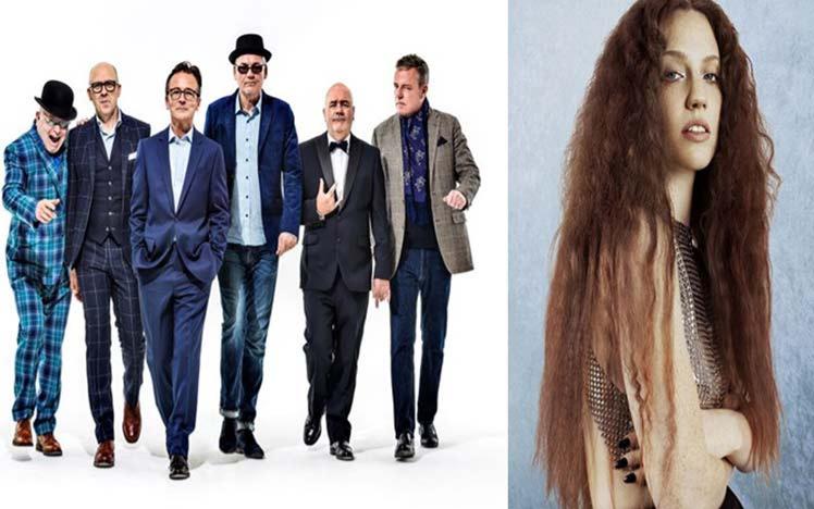 Banner featuring Madness band and Jess Glynne.