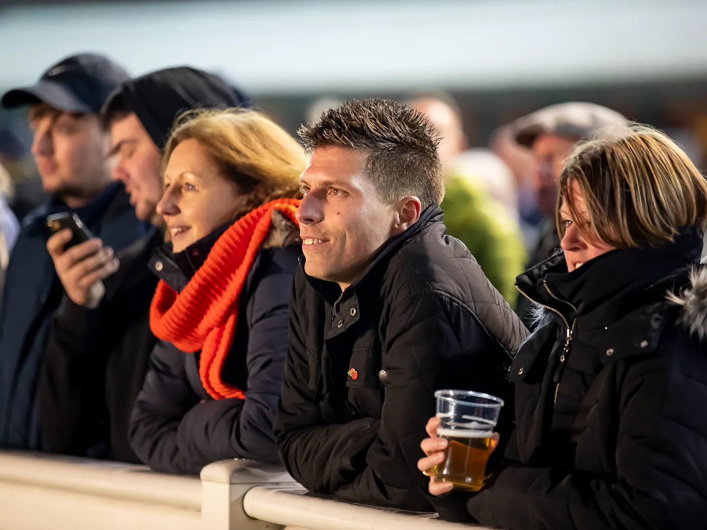 Winter Nights Under The Lights crowd at Wolverhampton Racecourse